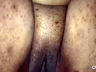 I rode his huge black cock in close-up