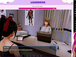 Vtuber Lewdneko Plays Harem Hotel with Vibrator