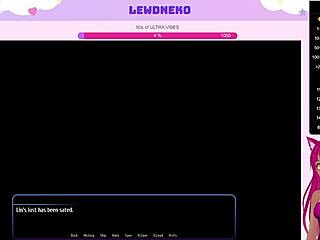 Vtuber Lewdneko Plays Harem Hotel with Vibrator