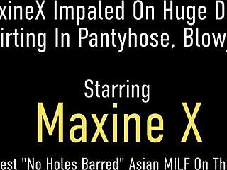 Curvy Maxine X teases clit with dirty talk