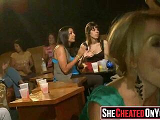 is your cheating girl in this femdom orgy?