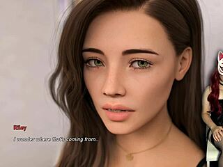 Brunette College Student's Wild Cartoon