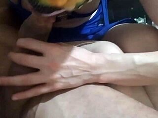 Teasing Husband with Bold Cock Sucking