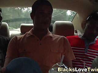 Black Gay Guy's Interracial Monster Cock Cumshot