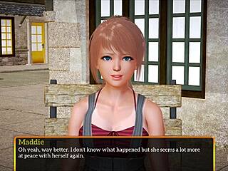 blonde anime babe teases in homemade hentai clip