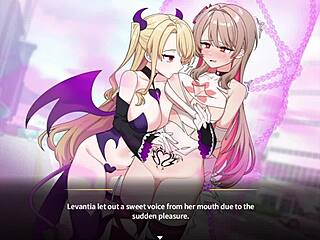Bound Hentai Lesbian Fingered Outdoors In Game