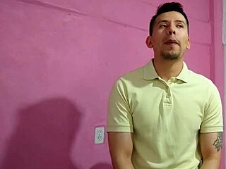 Hidden oral play with massive shaft