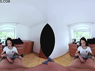 Shaved Czech Babe Gives Handjob And Blowjob