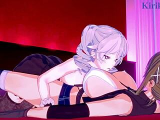 Intense Futanari Sex with Excellen and Az Sainklaus