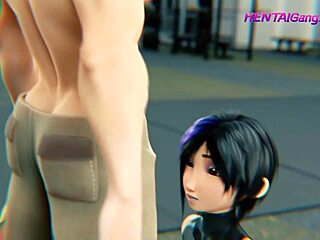 What’s behind auntie’s wild 3d fantasy scene?
