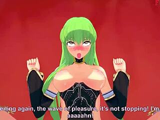 cc cheshire cat gets wild, banging naked in 3d code geass full fantasy video