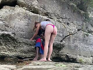 Suggestive Hike Turns Intimate for Couple