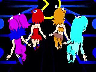 Pacman ghost girls’ heartfelt dance in 1080p