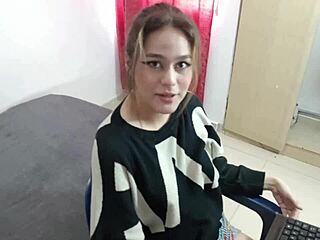 my little stepsister sucks me for borrowing my pc