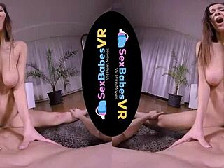 Blonde Stuns with Flexibility in VR