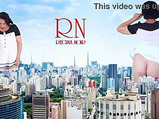 my giantess neighbor teases pantyless in city streets