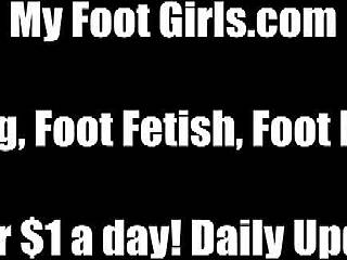 Piper and Cat’s Fierce Foot Fetish Suck