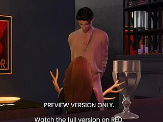 3D Hentai Dinner Date Teasing Preview Clip