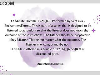 F4M Femdom JOI Dominates In Part 4of12