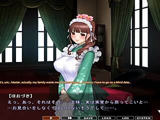 maid-san fucked in hentai game scene