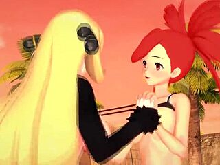 my pokemon threesome with flannery and cynthia