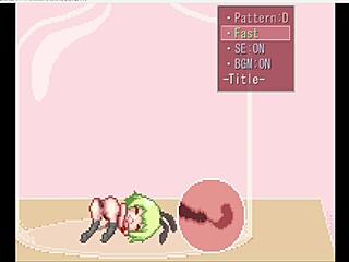 Suggestive Bunny Girl’s Teasing Anal Creampie on Stage