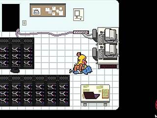 Berdly and Noelle fuck in computer room