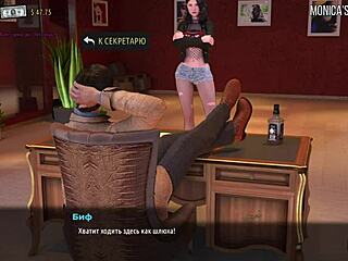 fashionbusiness girls lick each other in 3d