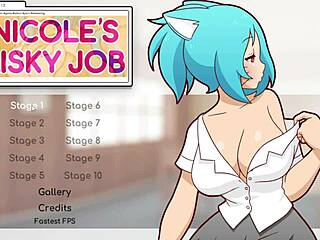 nicole’s relentless hentai sex game gameplay in 3d