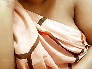 my indian aunty’s busty tempting curves