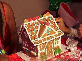girls craft holiday gingerbread fun
