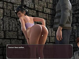 Brunette Teen Rides Huge Cock In Lust Game