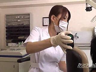 Japanese Big Tits Exposed At Dentist Office Visit