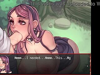 what's behind her harem hentai game suck scene?