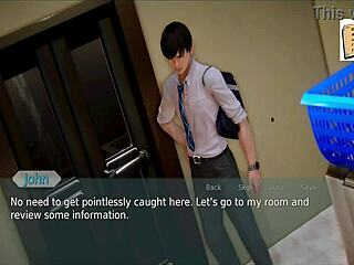raw anime action in academy 23 game