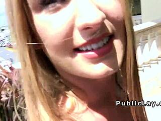 Cute Amateur Brunette Bangs Stranger In Public POV