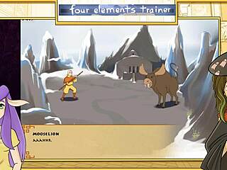 Avatar Last Airbender orgy in Four Elements Trainer 13