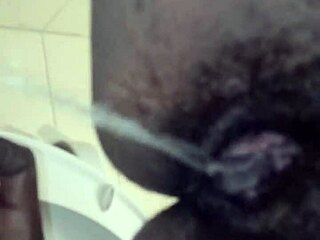Amateur Ebony Whore Flashing Her Tight Assets