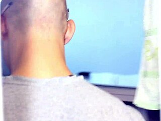 Shared Room Stud Catches Young Guy Eyeing His Shaft