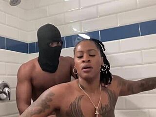 SHOWER SHOCK FOR BUSTY
