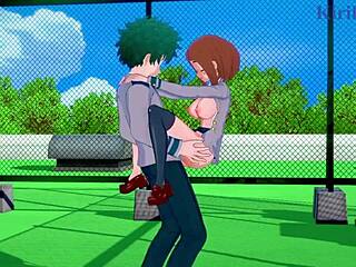 my intense hentai sex with ochako