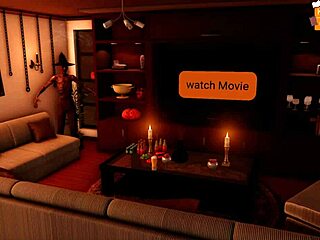 Halloween Special Tease at Free Use House