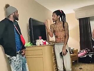 Youngstarbrazy's bold public vibe with Gaktrizzy