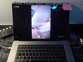 Spanish MILF Leyva Hot Fucks Fan on Webcam