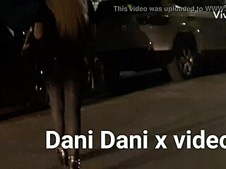 Blonde Dani Bent Over for Street Thrill