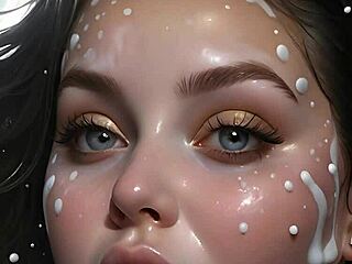 what’s behind 100 ai facials in hentai art?