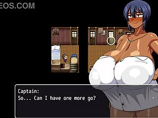 Cheeky Natsuki’s Huge Tits Flash in Hentai Game Ep 1