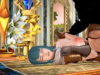 3d hentai demon king battles warrior girl