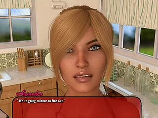 Alexandra 187 Teases In Erotic Anime Game