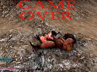 Sword x hime anime pussy fucked in game over
